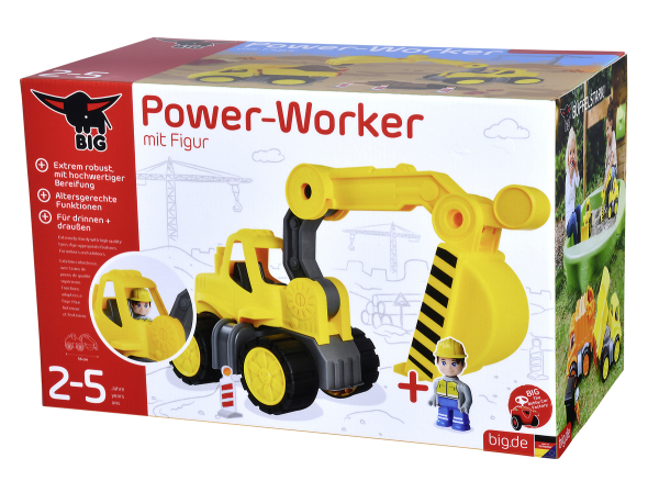 BIG 800054835 - Power Worker Bagger + Figur