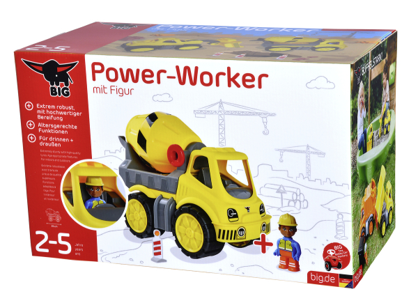 BIG 800054839 - Power-Worker Zementmischer inkl. Figur