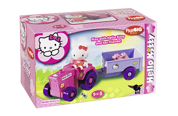 BIG / unico 800057018 - PlayBIG Bloxx Hello Kitty Starter-Set, 3-fach sortiert