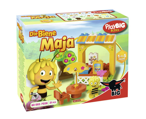 BIG 800057038 - PlayBIG Bloxx Biene Maja, Honigstand