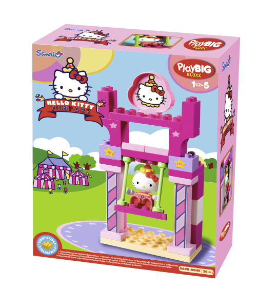 BIG / unico 800057061 - PlayBIG BLOXX Hello Kitty Funpark Schaukel
