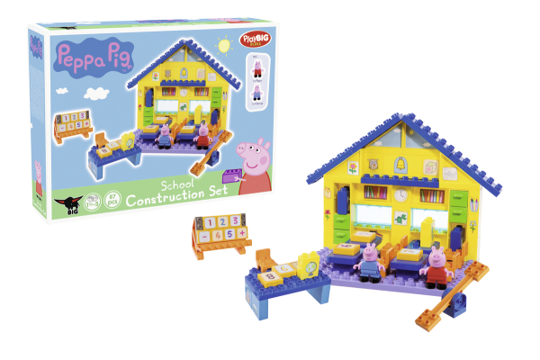 BIG 800057075 -PlayBIG Bloxx Peppa Pig Schule