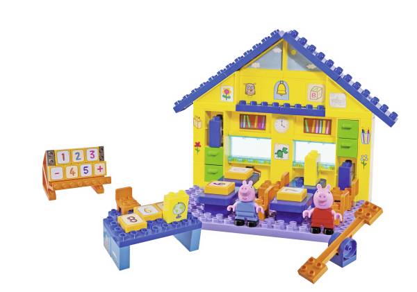BIG 800057075 -PlayBIG Bloxx Peppa Pig Schule