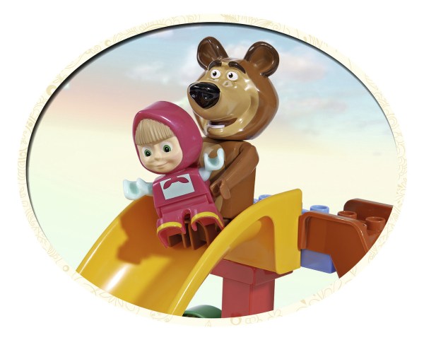 BIG 800057094 -  PlayBIG Bloxx Mascha und der Bär - Pool Fun