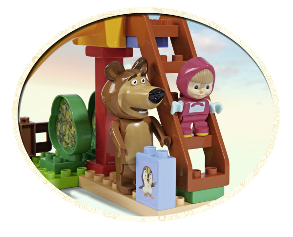 BIG 800057094 -  PlayBIG Bloxx Mascha und der Bär - Pool Fun