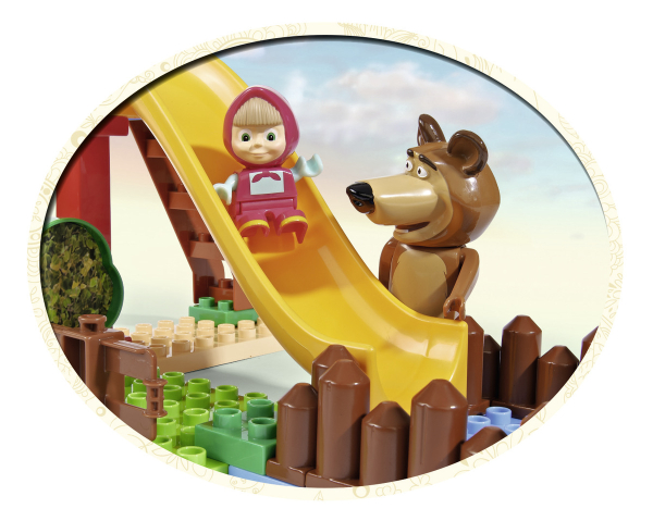 BIG 800057094 -  PlayBIG Bloxx Mascha und der Bär - Pool Fun