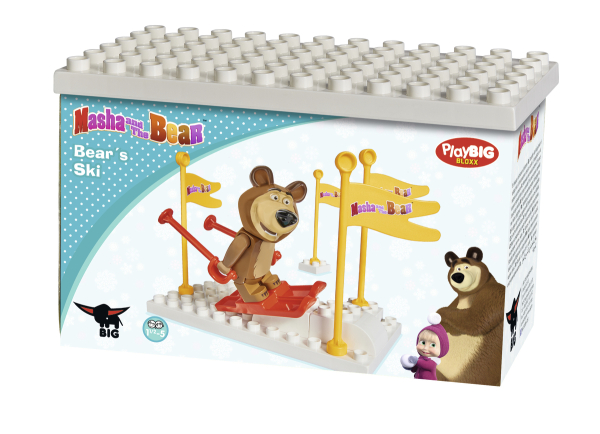 BIG 800057097 - PlayBIG Bloxx Mascha und der Bär - Basic Sets