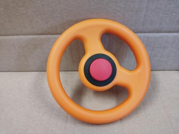 BIG NEW Bobby Car Lenkrad rund orange