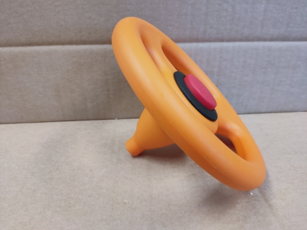 BIG NEW Bobby Car Lenkrad rund orange