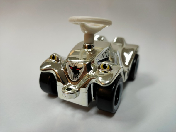 BIG 1299silber - Mini Bobby Car Classic Sonderedition silber metallic, ca. 7 cm