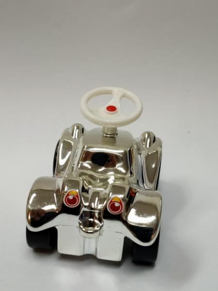 BIG 1299silber - Mini Bobby Car Classic Sonderedition silber metallic, ca. 7 cm