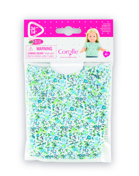 Corolle 9000211900 - MC Bluse, blau