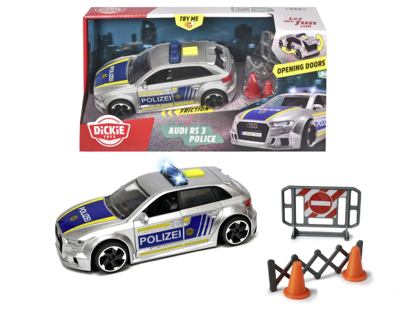 Dickie 203713011 - Audi RS3 Police