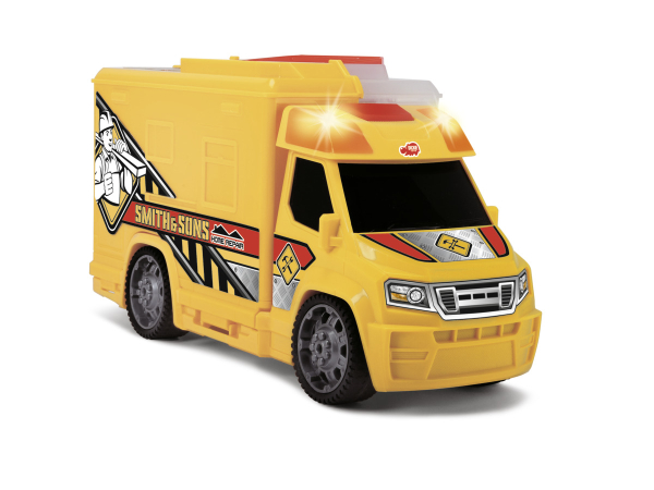 Dickie 203726004 - Handyman Push and Play, Werkzeugkoffer und Spielzeugauto in Einem, 33 cm