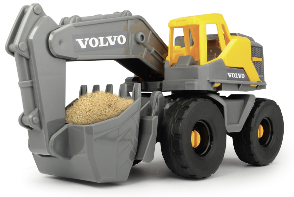 Dickie 203729012 - Mack/Volvo Heavy Loader Truck, ca. 70 cm