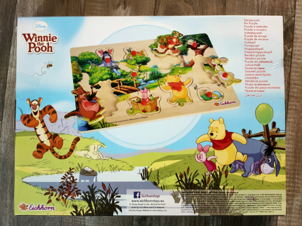 EICHHORN 100003328 - Winnie the Pooh, Steckpuzzle