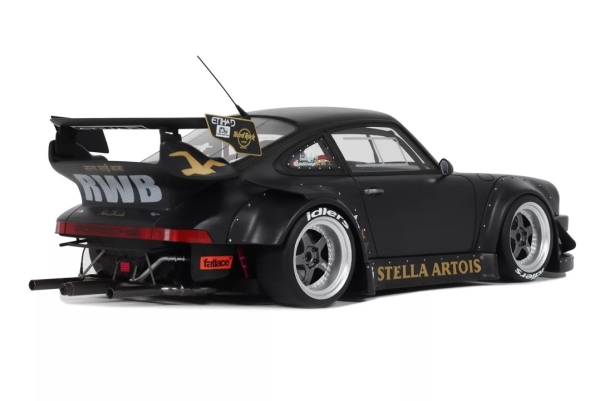 GT-SPIRIT GT918 - 1:18 Porsche 911 RWB Stella Artois schwarz