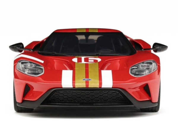 GT-Spirit GT883 - 1:18 Ford GT Heritage Edition #16 Alan Mann 2022 Red