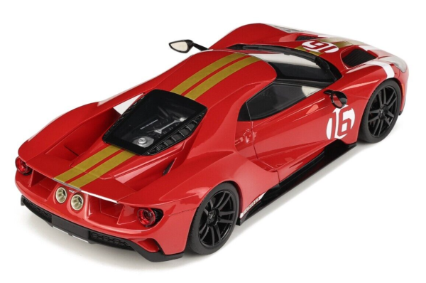 GT-Spirit GT883 - 1:18 Ford GT Heritage Edition #16 Alan Mann 2022 Red