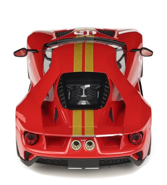 GT-Spirit GT883 - 1:18 Ford GT Heritage Edition #16 Alan Mann 2022 Red