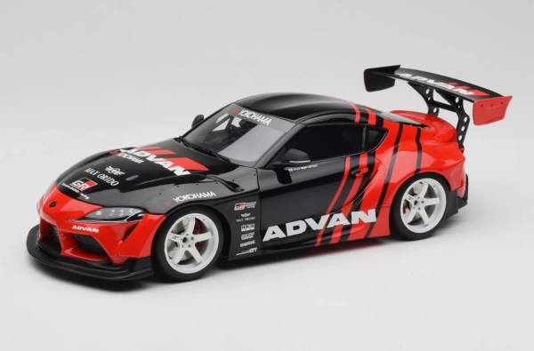 GT-SPIRIT GT889 - 1:18 Toyota Supra GR by ADVAN BLACK 2020