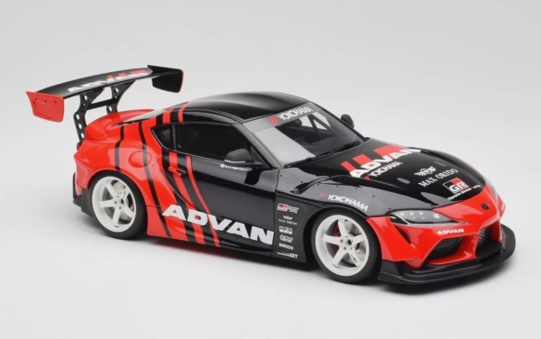 GT-SPIRIT GT889 - 1:18 Toyota Supra GR by ADVAN BLACK 2020