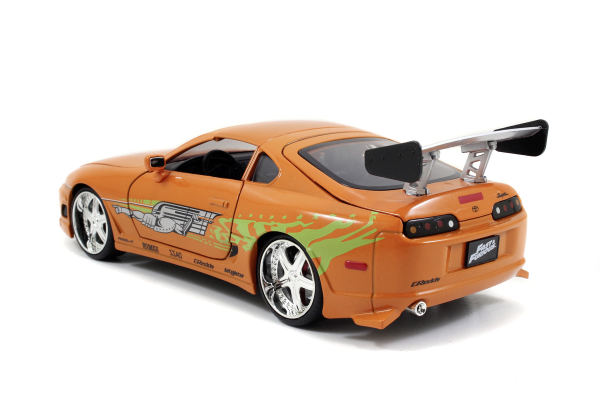 Jada 253205001 - Fast & Furious Brian's Toyota Supra 1995 + Figur