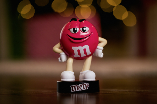 Jada Toys 253251029 - M&Ms Red Figure 4", M&M Figur rot