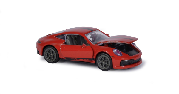 Majorette 202052016T20 - Porsche 911 Carrera S indischrot