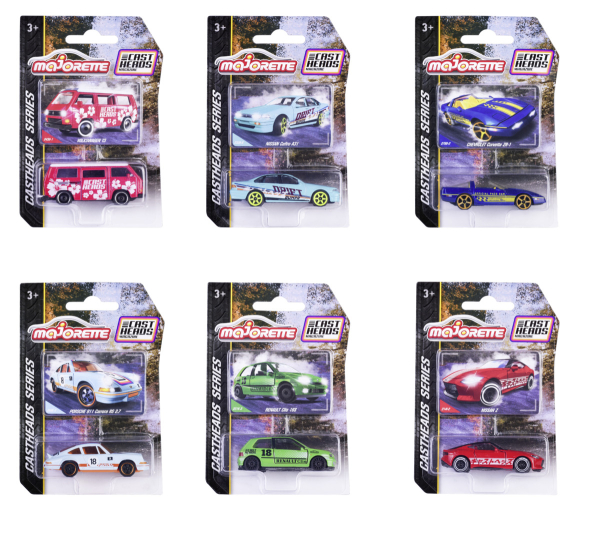 Majorette 212054210 - CastlHeads Series, 6-sortiert