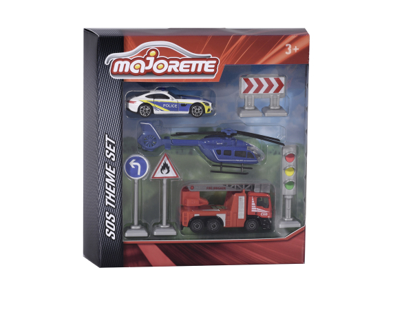 Majorette 212058582 - Theme Sets, 4-fach sortiert