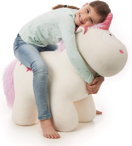 NICI 40126 - Sitztier Einhorn Theodor ca. 80 cm, belastbar ca. 100 kg