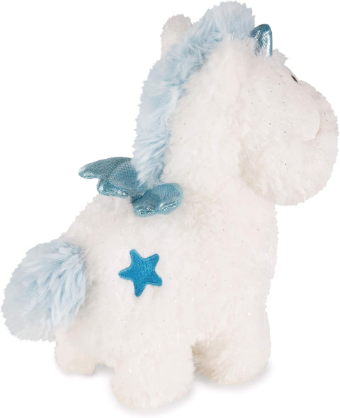 NICI 43255 - Kuscheltier Einhorn-Baby Theolino, weiß/blau ca. 22 cm