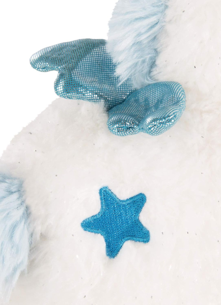NICI 43255 - Kuscheltier Einhorn-Baby Theolino, weiß/blau ca. 22 cm