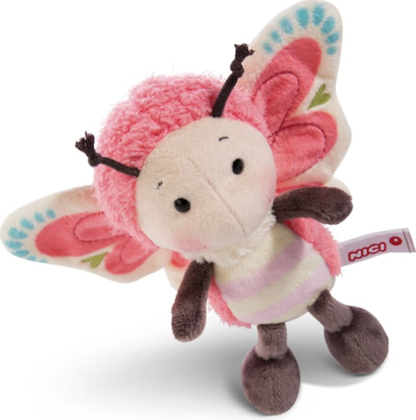 Nici 44933 - Kuscheltier Schmetterling ca. 25 cm, Plüsch Hello Spring