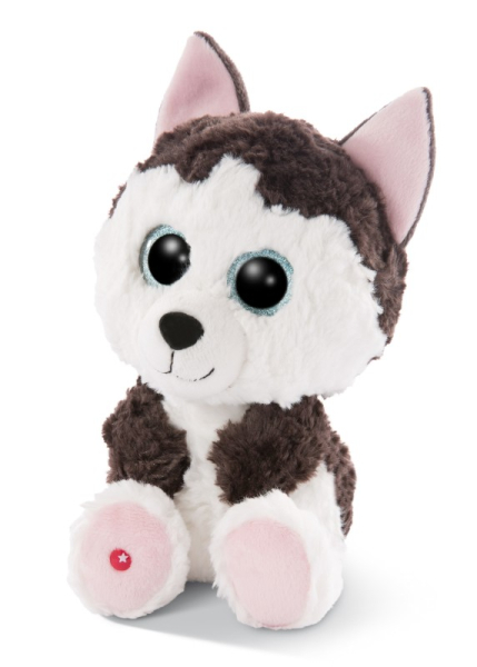 Nici 45558 - GLUBSCHIS Kuscheltier Husky Barkley, ca. 15 cm, Plüsch