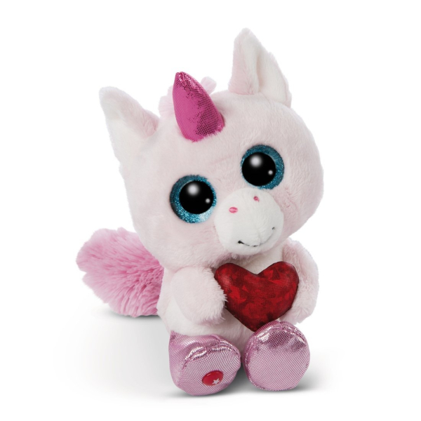Nici 47881 -  GLUBSCHIS Kuscheltier Einhorn Wubbi Wub, ca. 15 cm Plüsch