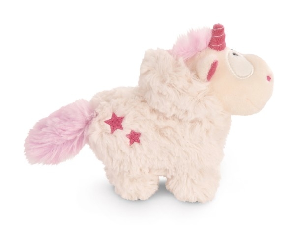 Nici 48163 - Kuscheltier Einhorn Theodor mit Schneeanzug NICI GREEN, ca. 22 cm