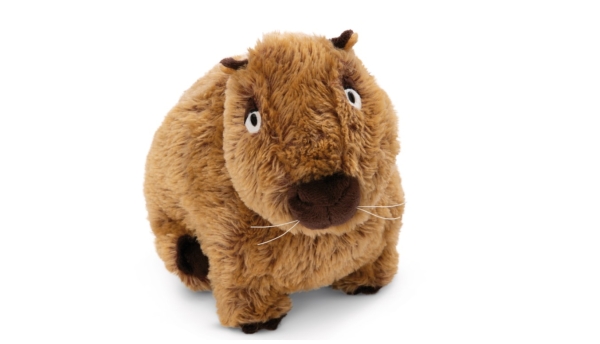 Nici 61224 - Capybara Sitzendes Kuscheltier Capy-Barbara 37 cm NICI GREEN