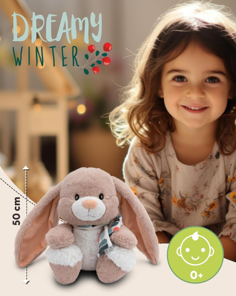 Nici 61294 - Kuscheltier Hase Fjella NICI GREEN, ca. 50 cm