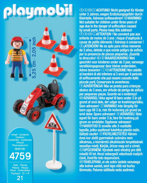 PLAYMOBIL 4759 - Kids Racing-Kart