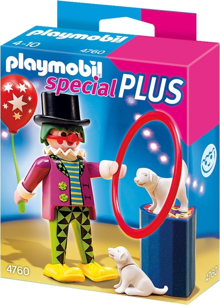 Playmobil 4760 - Clown mit Hundedressur