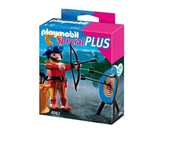 PLAYMOBIL 4762 - Bogenschütze mit Zielscheibe