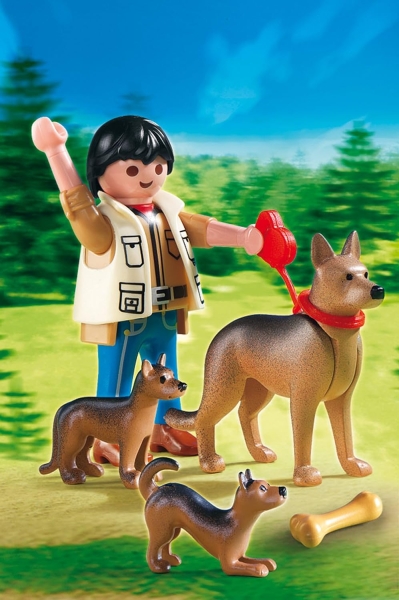 Playmobil 5211 - Schäferhündin mit Welpe