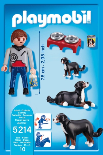 Playmobil 5214 - Berner Sennenhund-Familie