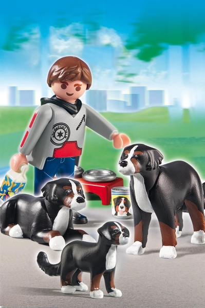 Playmobil 5214 - Berner Sennenhund-Familie