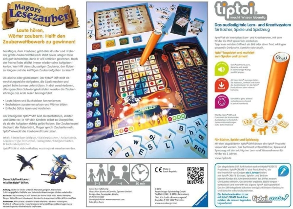 Ravensburger 00511 - tiptoi Magors Lesezauber,  5-9 Jahre