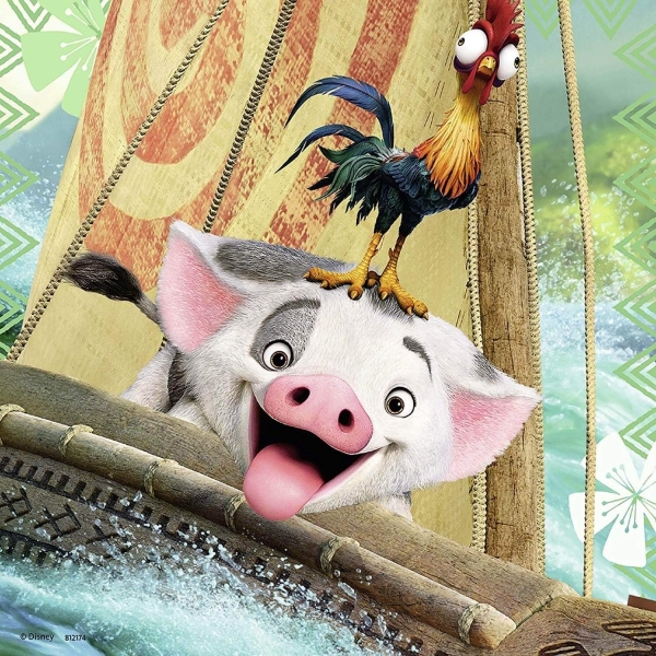 Ravensburger 08004 - Puzzle 3x49 Teile Disney Vaianas Entdeckungsreise