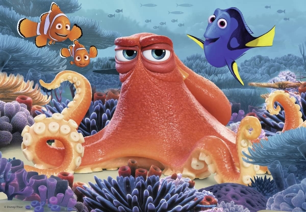 Ravensburger 09103 - Finding Dory,  Immer schwimmen - Puzzle 2 x 24 Teile