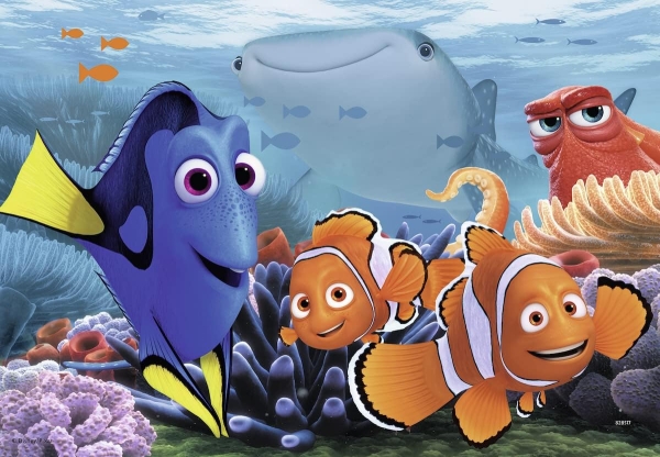 Ravensburger 09103 - Finding Dory,  Immer schwimmen - Puzzle 2 x 24 Teile